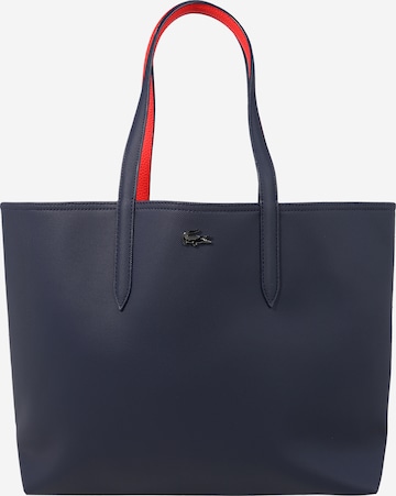 LACOSTE Nákupní taška 'Anna' – modrá: přední strana