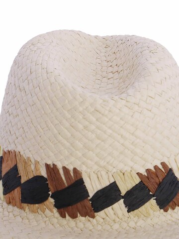 Amichi - Sombrero 'Sombrero para mujer Jeune de fibras naturales trenzadas' en blanco