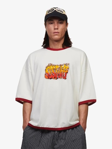SSSTUFFF - Camisa em branco: frente