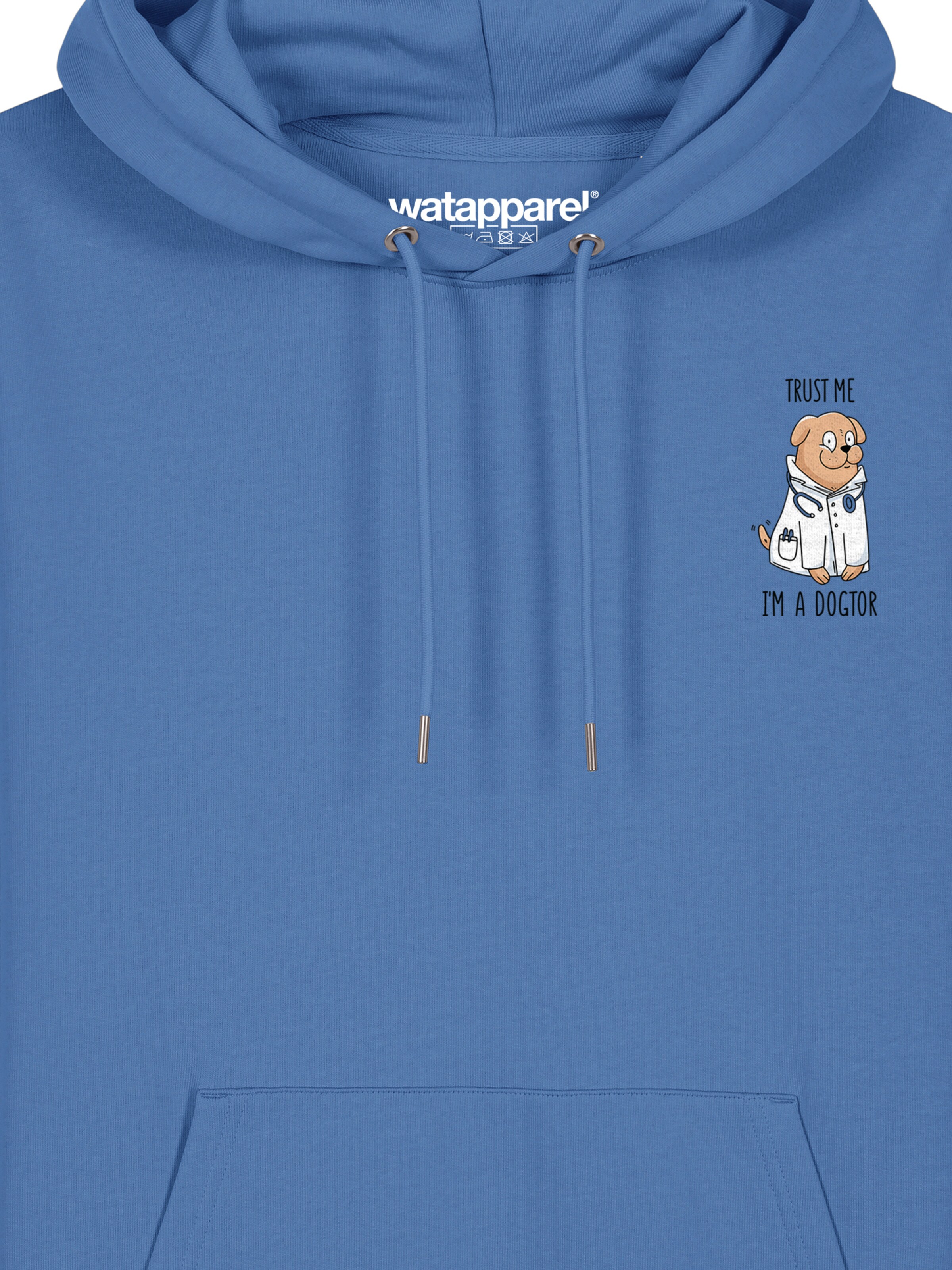 Watapparel Sweatshirt ' Dogtor ' in Blau