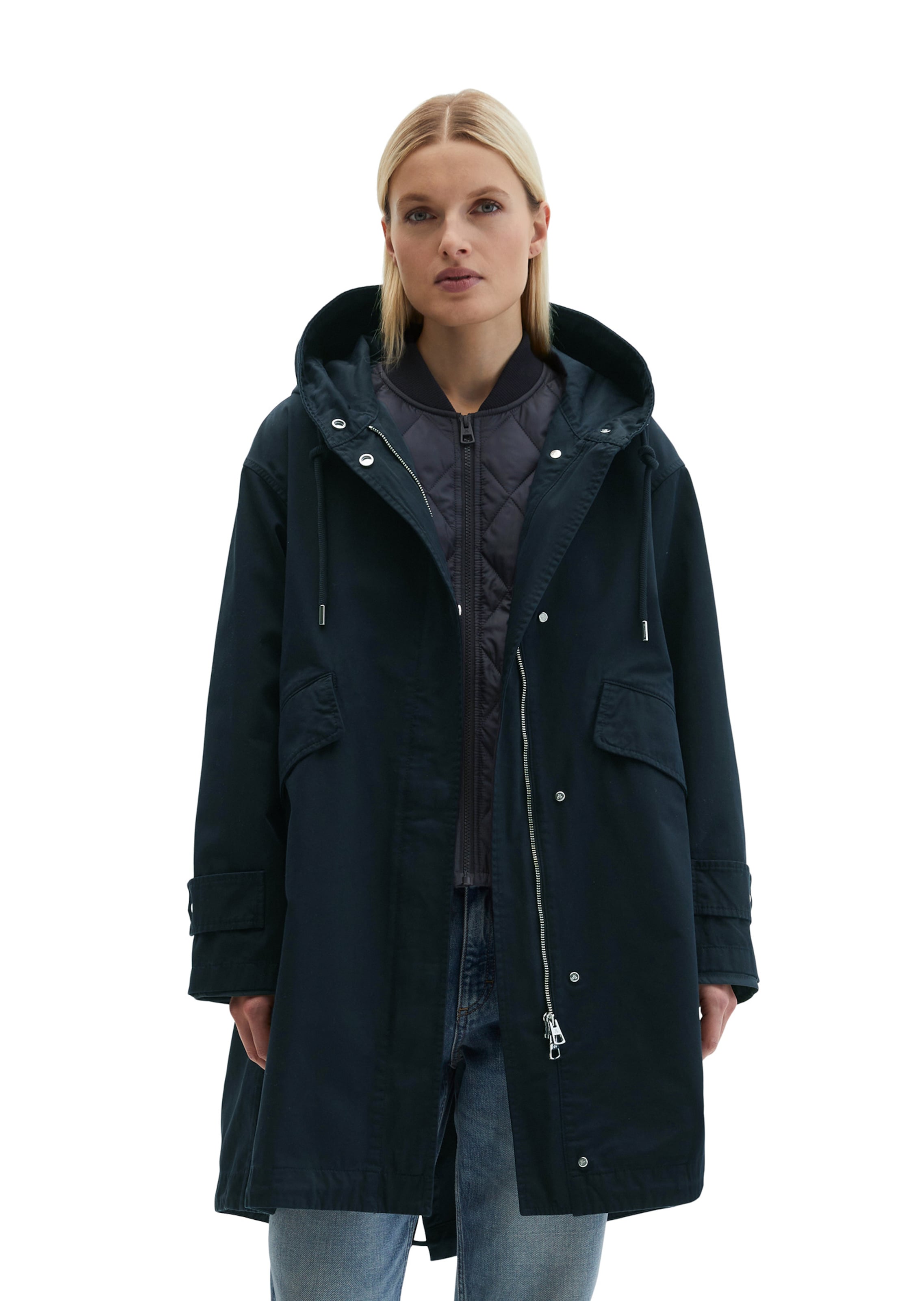 Marc O'Polo Parka in Blau: Vorderseite