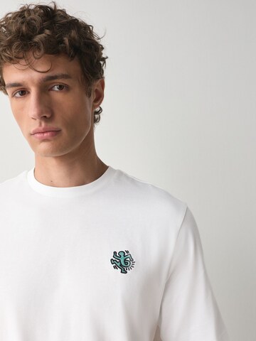 T-Shirt Next en blanc