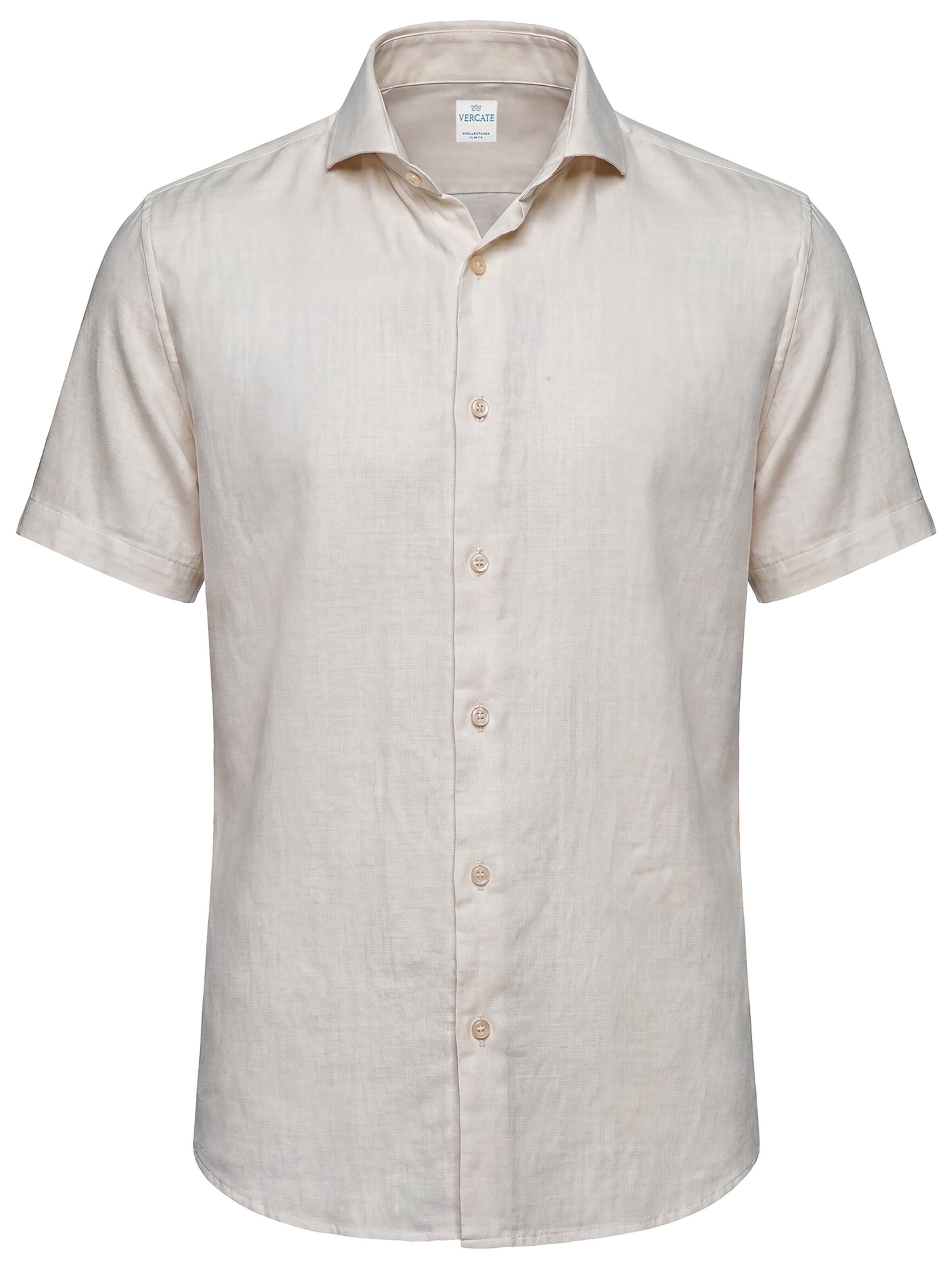 Vercate Slim fit Koszula biznesowa 'No. 33' w kolorze beżowy: przód
