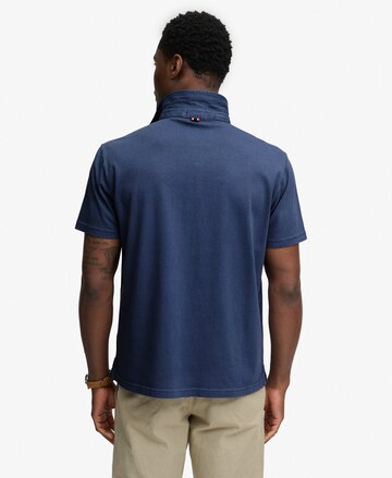 Superdry & Co Super Slim Fit Shirt 'Essential' in Blue