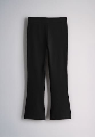 The Set Flared Broek in Beige