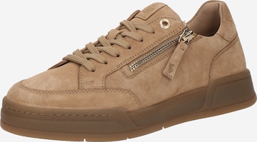 SALAMANDER Platform trainers in Beige: front