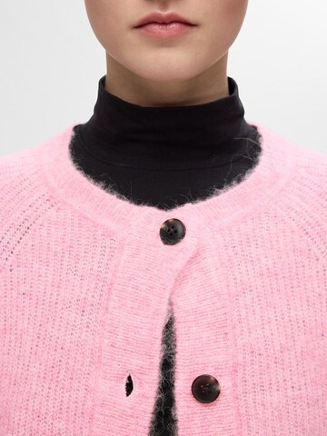 SELECTED Strickjacke 'SLFLULU' in Pink