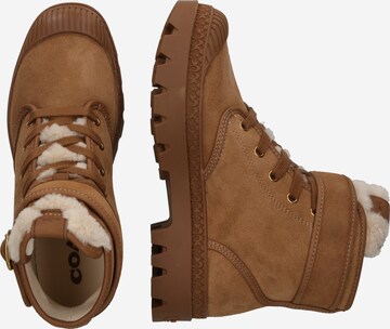 COACH - Botines con cordones en beige