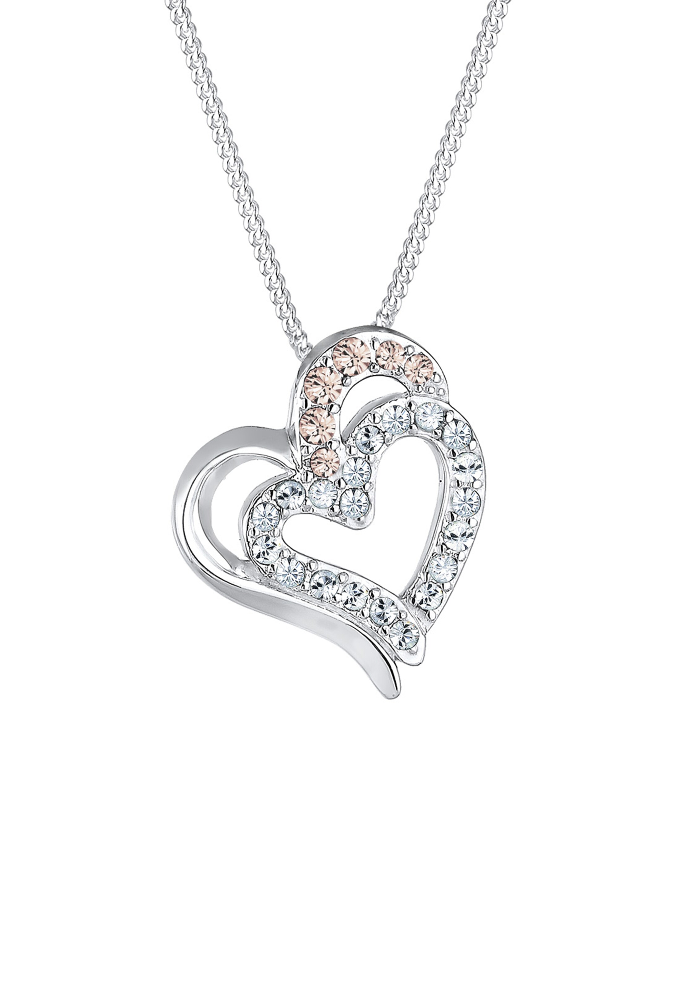 ELLI Kette 'Herz' in Silber