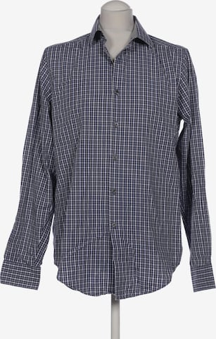 DKNY Button Up Shirt in M in Blue: front