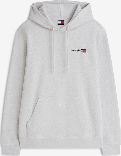 XS dydžio Megztinis be užsegimo 'ENTRY DNA' iš Tommy Jeans, spalva – šviesiai pilka / raudona / juoda, Prekių apžvalga