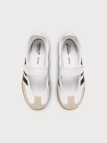 ADIDAS ORIGINALS Balerinke 'Samba' | bela barva