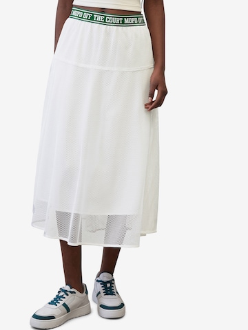 Marc O'Polo DENIM Skirt in White: front