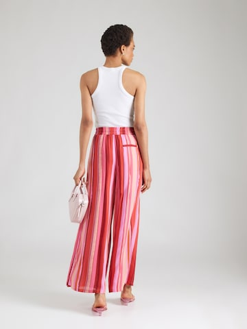 Hailys - Pierna ancha Pantalón 'Hi44lla' en rosa
