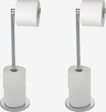 Wenko Toilet Accessories in Grey: front