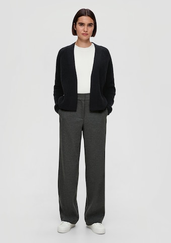 s.Oliver BLACK LABEL Gebreid vest in Zwart