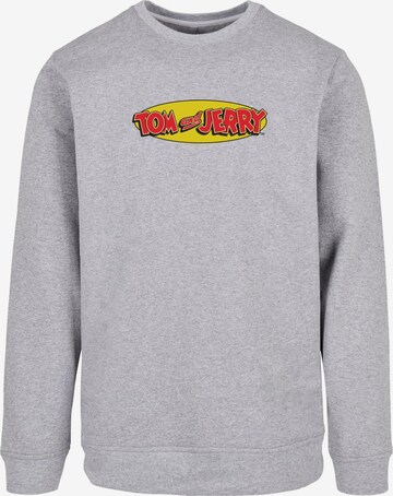 ABSOLUTE CULT Sweatshirt 'Tom and Jerry' in Grijs: voorkant