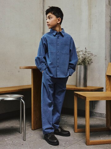 Coupe regular Chemise NAME IT en bleu : devant