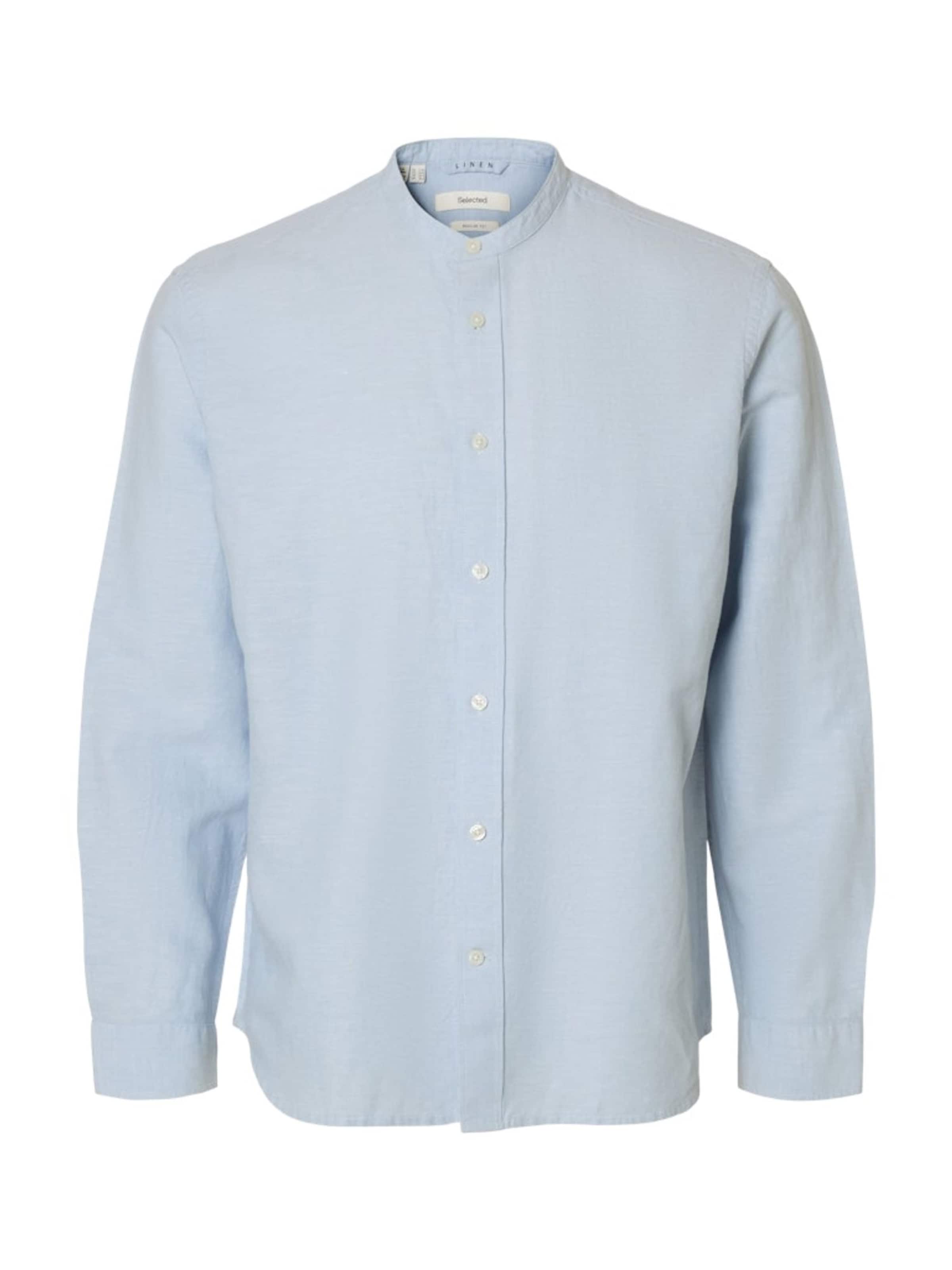 SELECTED Hemd 'SLMREGCLAY'‌‌‌‌‌‌ in Blau: Vorderseite