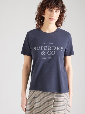 Superdry & CoMajica - plava boja: prednji dio