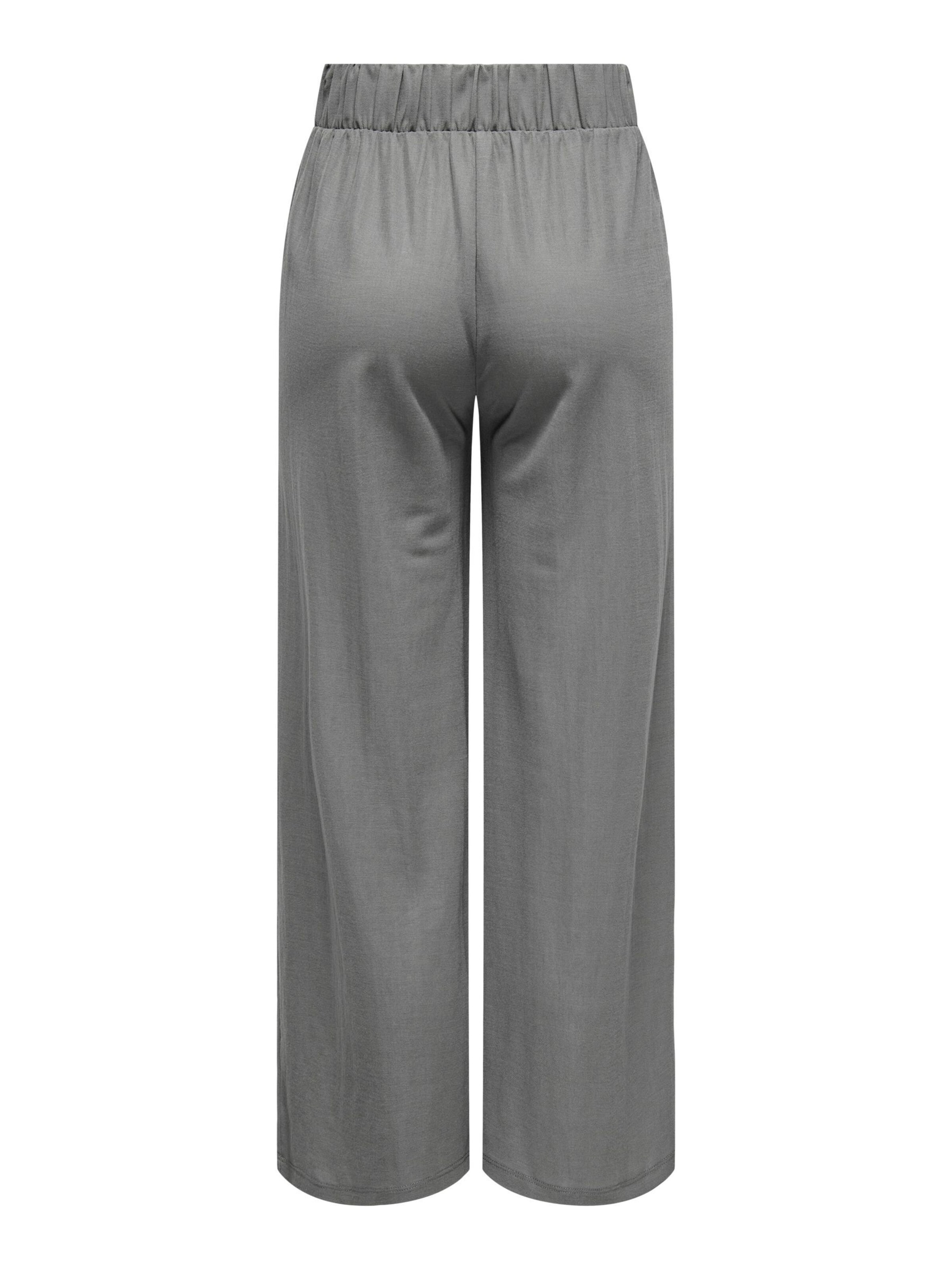 JDY Regular Pleat-Front Pants 'BIRDIE' in Grey