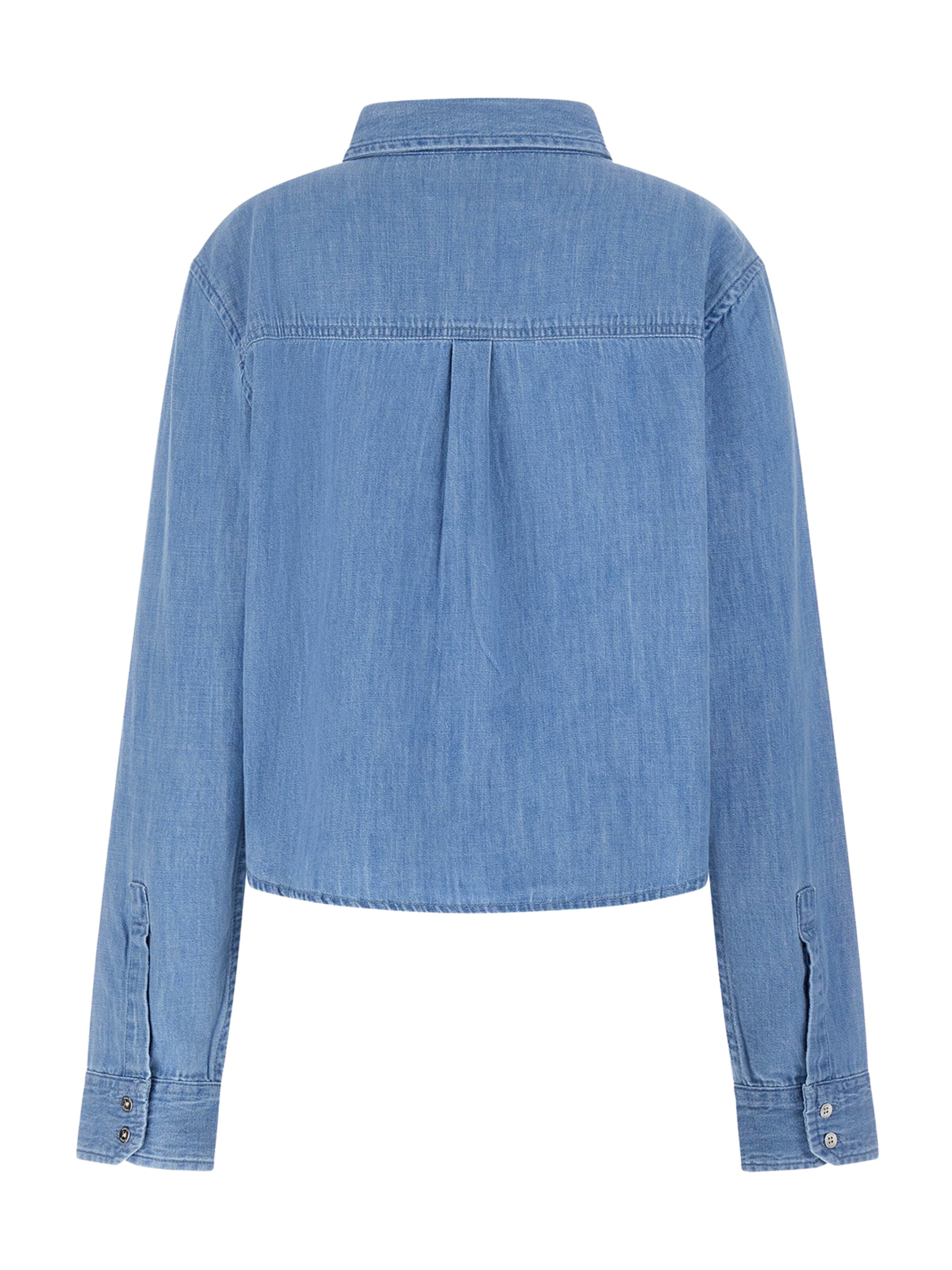 Bluză de la GUESS pe albastru