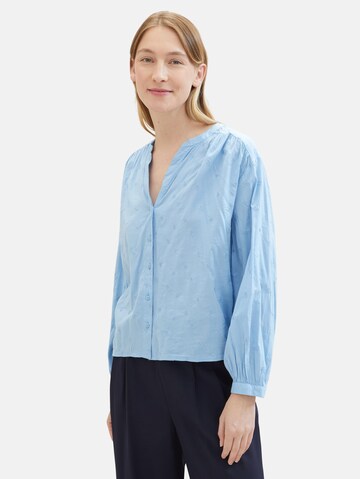 TOM TAILOR Bluse in Blau