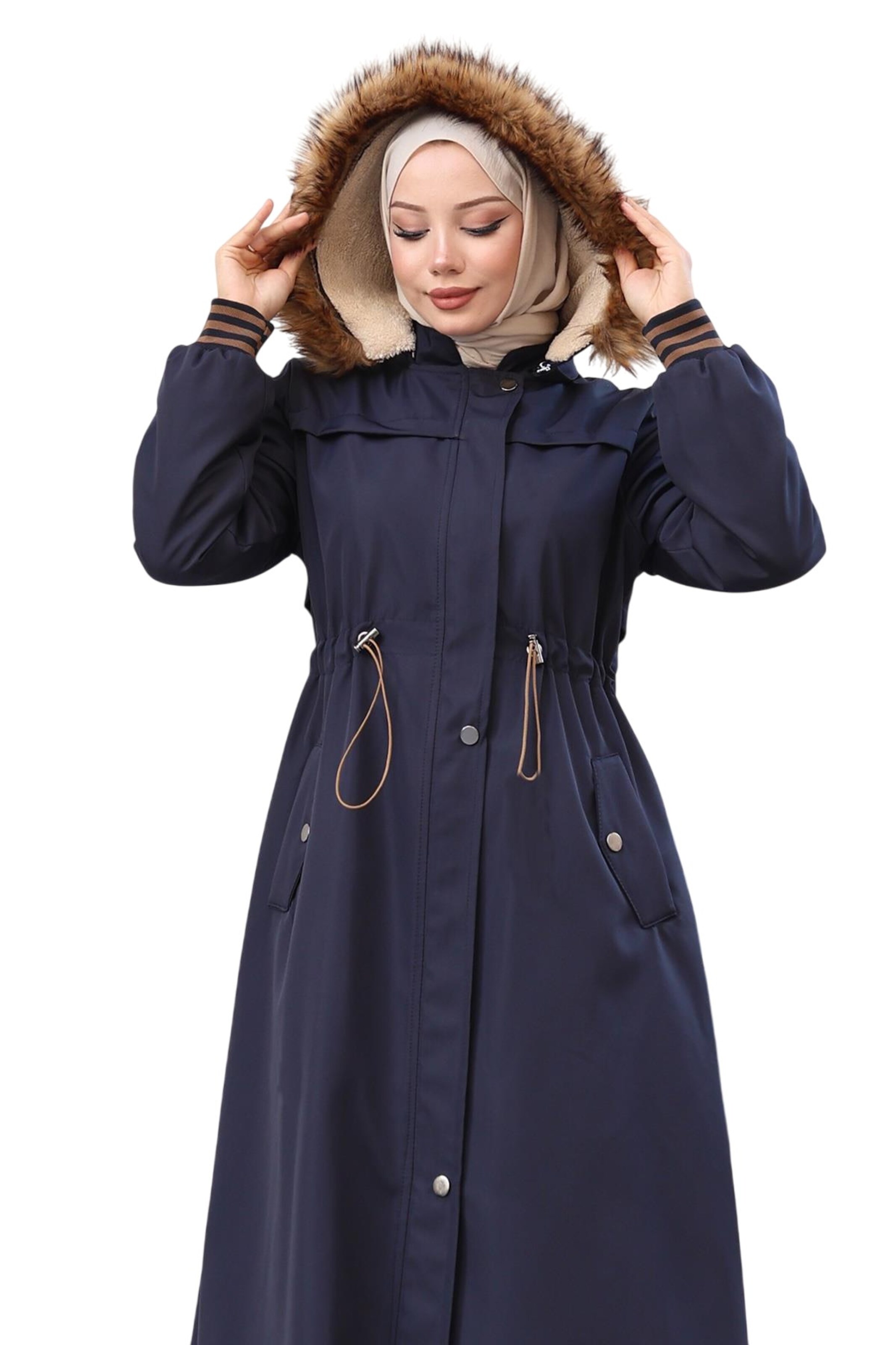 MODAMIHRAM Parka in Blau