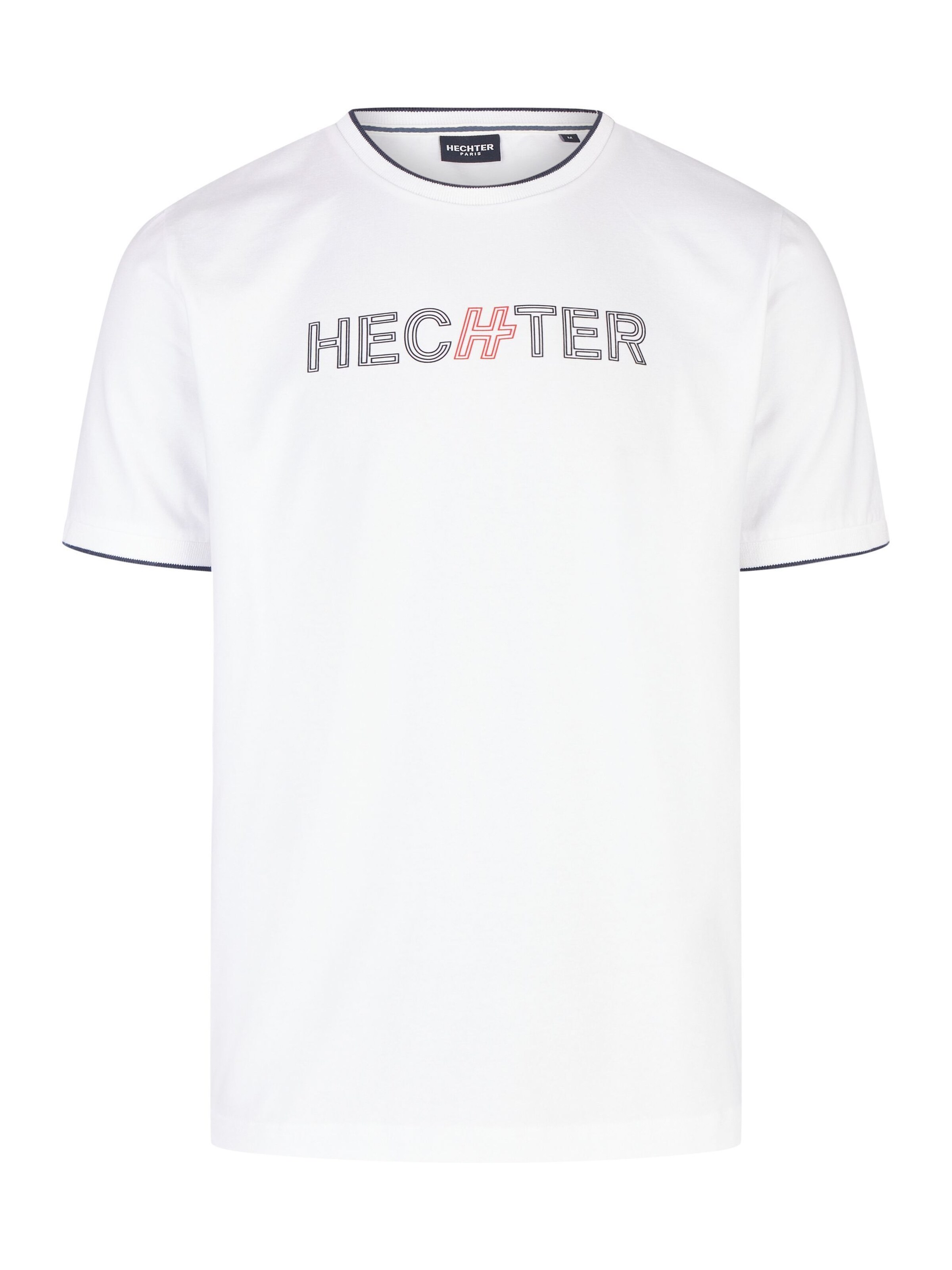 T-Shirt HECHTER PARIS en blanc : devant