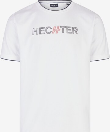 T-Shirt HECHTER PARIS en blanc : devant