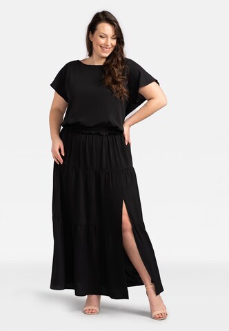 Karko Bluse 'LUNA' in Schwarz: predná strana