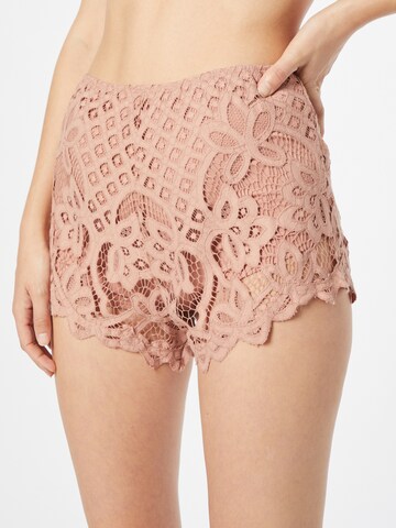 Pantaloncini da pigiama 'ADELLA' di Free People in rosa: frontale