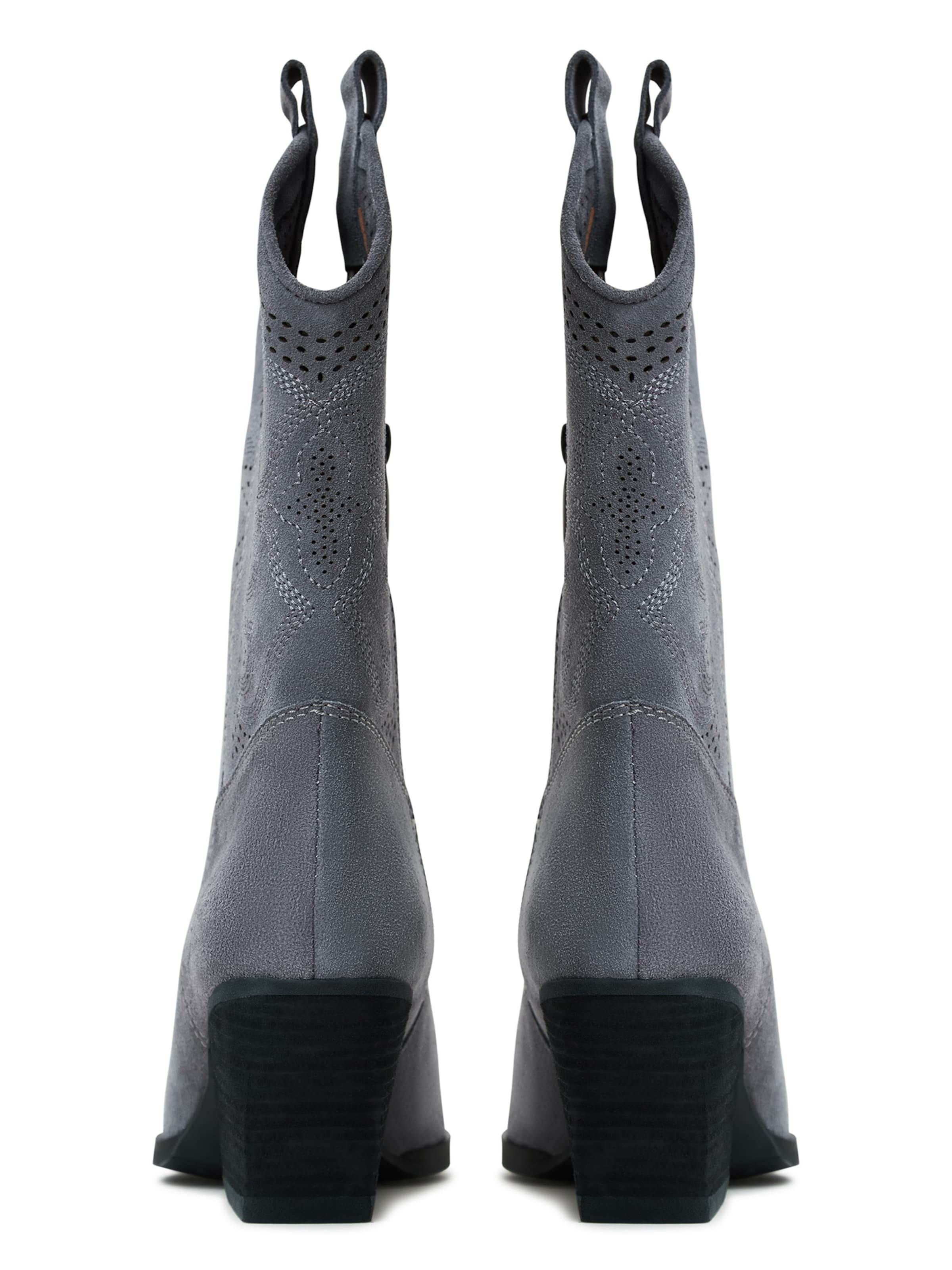 CESARE GASPARI Cowboystiefel in Grau