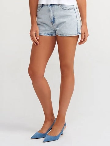Dilvin Regular Broek in Blauw: voorkant