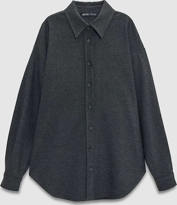 Dilvin - Camisa em cinzento: frente