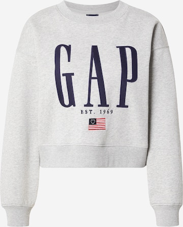 Bluză de molton de la GAP pe gri: față