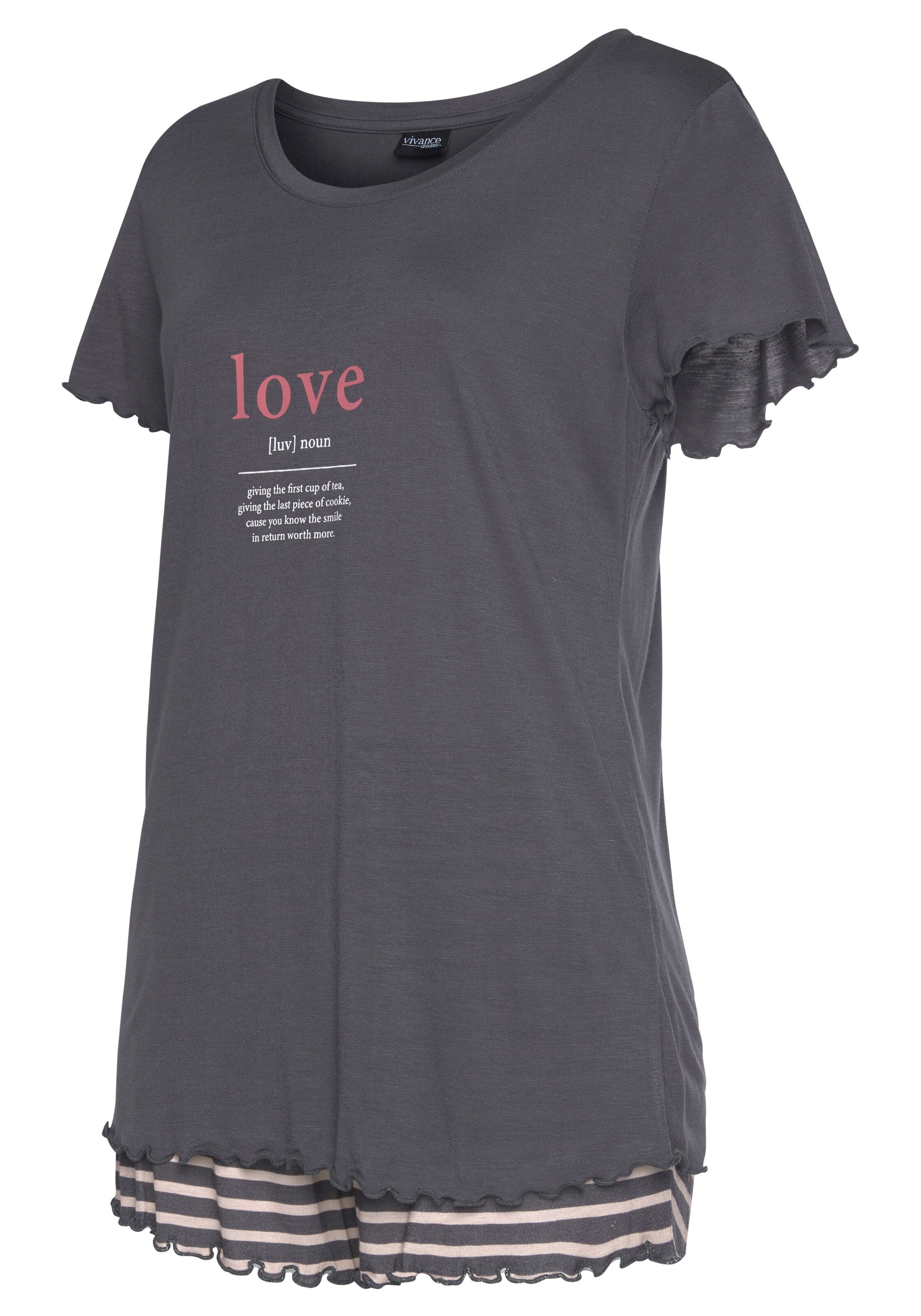 VIVANCE Shorty 'VD Love Shorty' in Grey