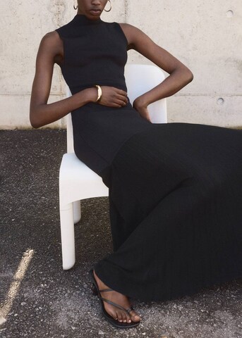 MANGO Kleid 'Fleas' in Schwarz
