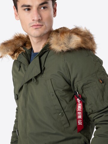 ALPHA INDUSTRIES Winter parka 'Explorer' in Green