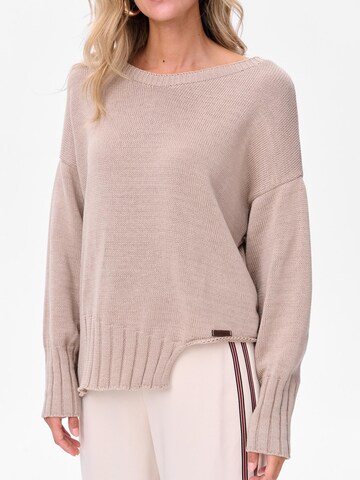 Blue Shadow Pullover‌‌‌‌‌‌‌‌‌ in Beige