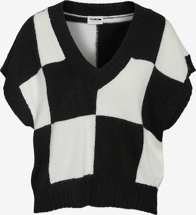 Megztinis 'NMLENA' iš Noisy may, spalva – juoda / balta, Prekių apžvalga