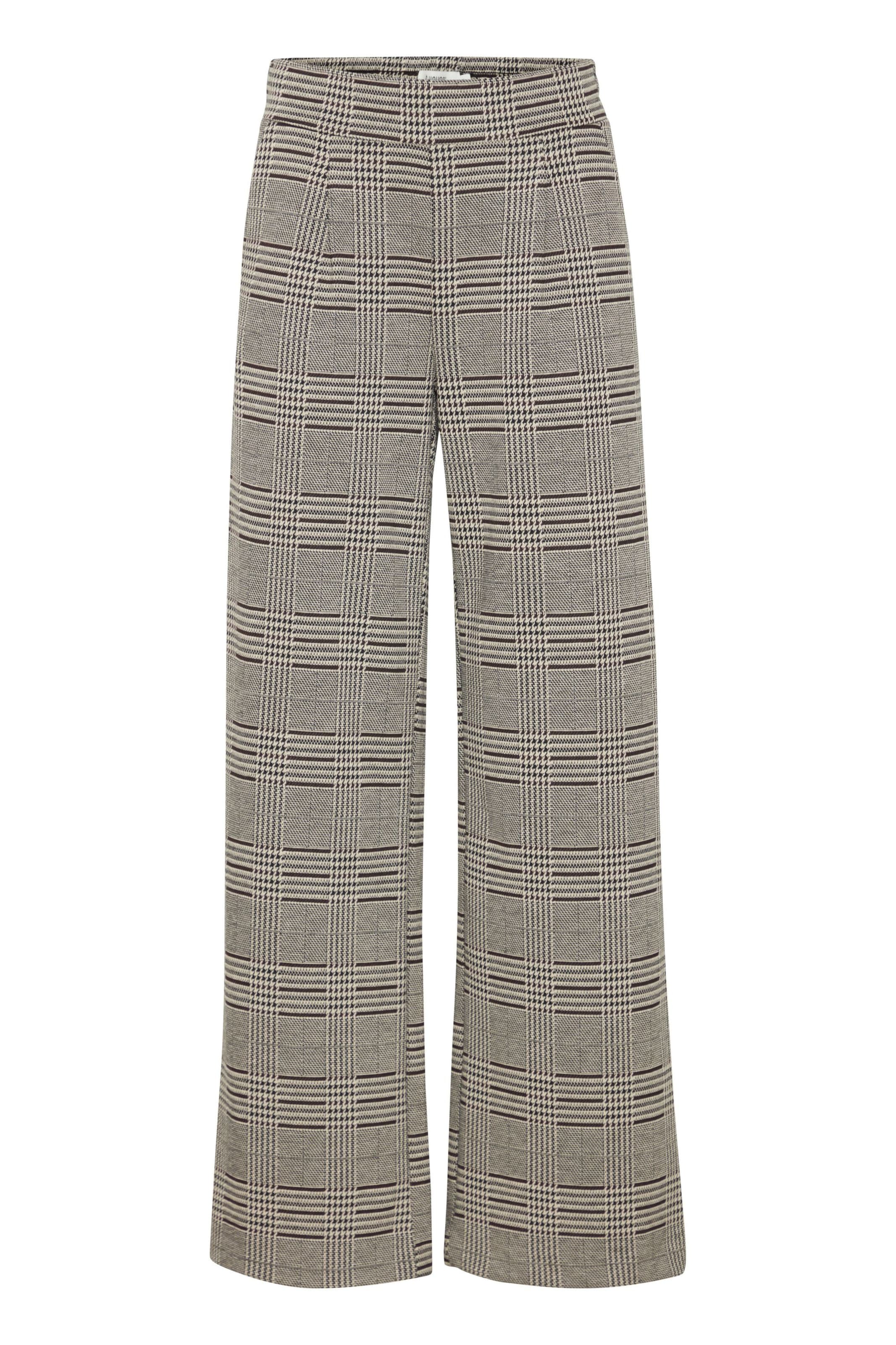 b.young Hose 'Rowan' in beige / grau / schwarz, Produktansicht