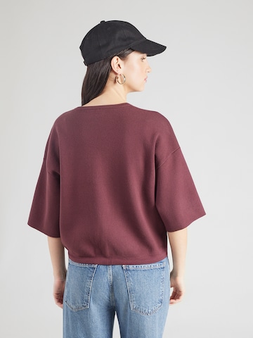 ONLY Пуловер 'ONLSITERI' в червено