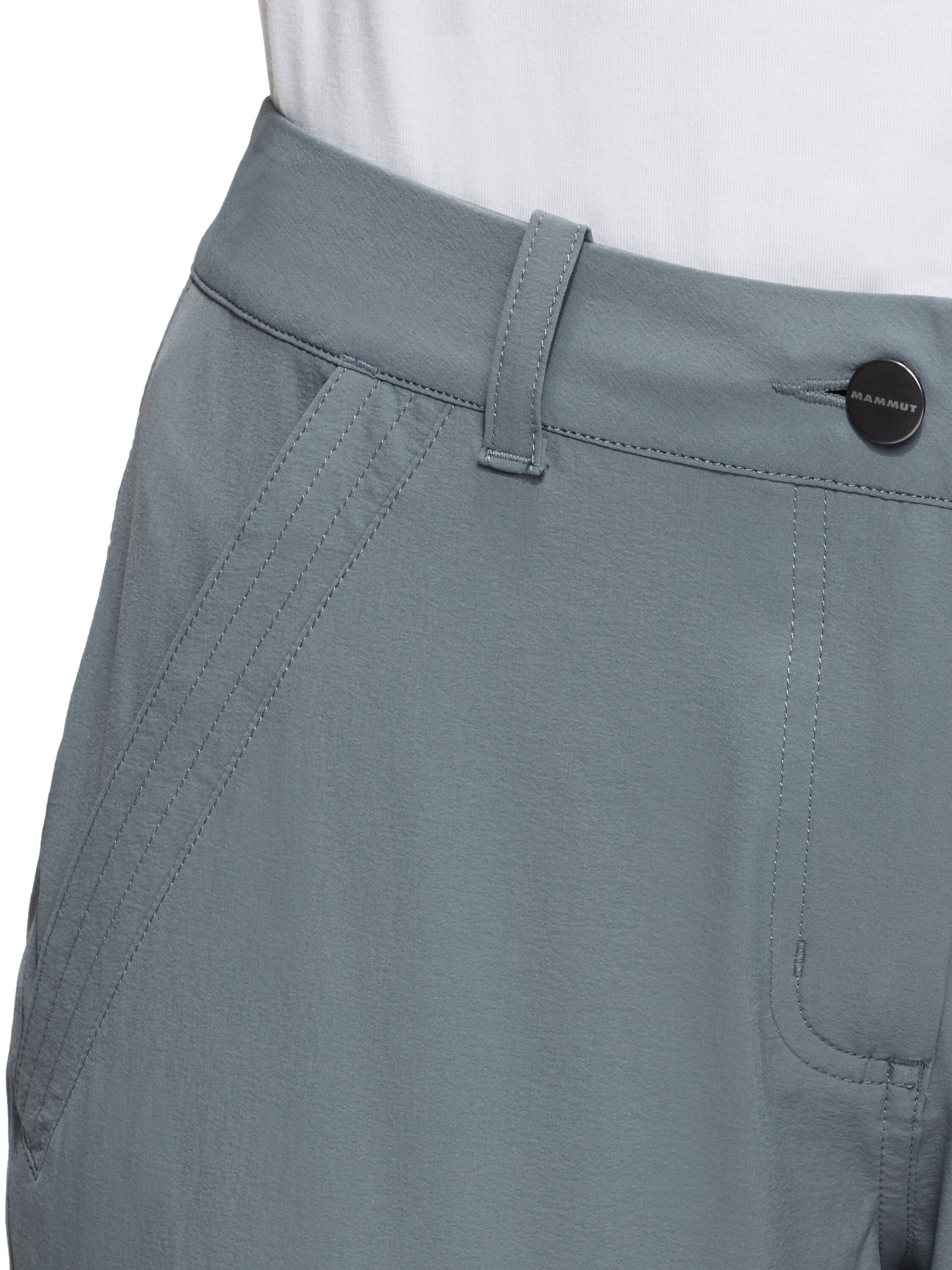 MAMMUT Regular Outdoor Pants 'Hiking V' in Grey