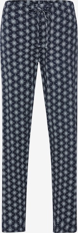 Hanro Pyjamabroek ' Night & Day ' in Blauw: voorkant