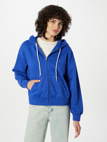 GAP Sweatjacke 'ABBREVIATED' in Blau: predná strana