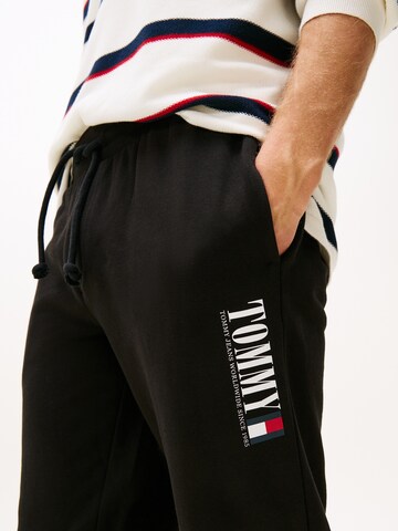 Effilé Pantalon Tommy Jeans en noir