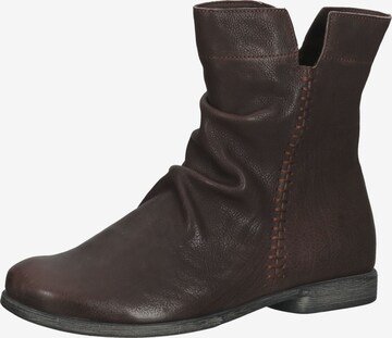 Bottines THINK! en marron : devant