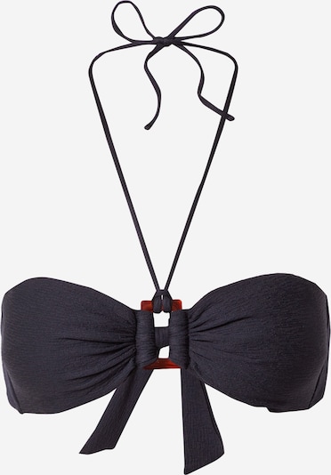 Sutien costum de baie watercult pe negru, Vizualizare produs