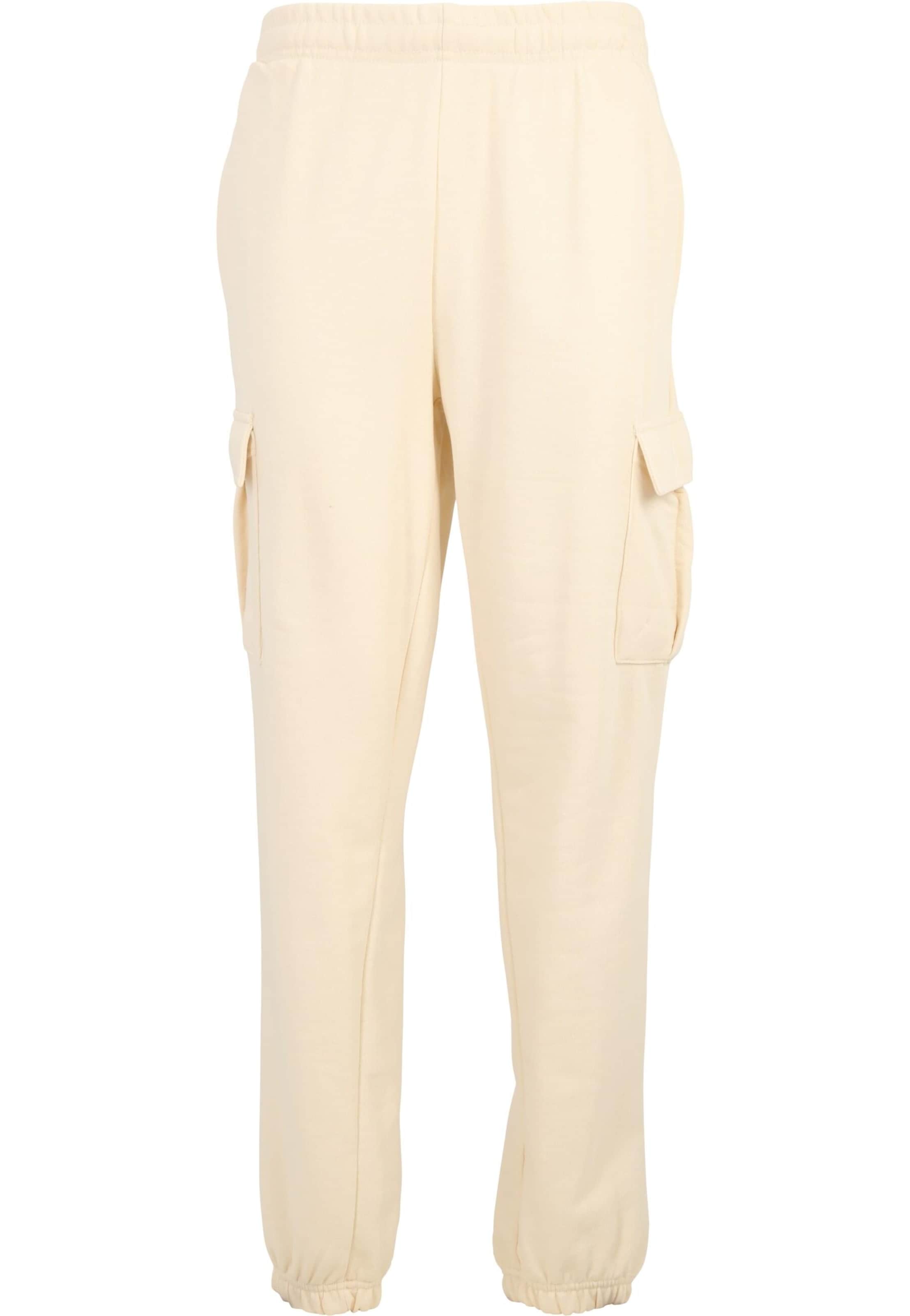 Loosefit Pantalon cargo 'Light Terry' Urban Classics en beige : devant